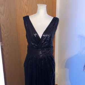 Black sequined dress